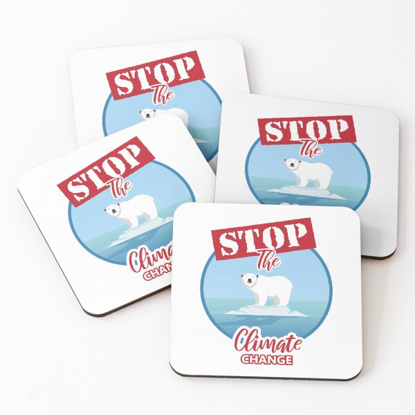 Item preview, Polar Bear - Stop the climate change designed and sold by Earthsavers.