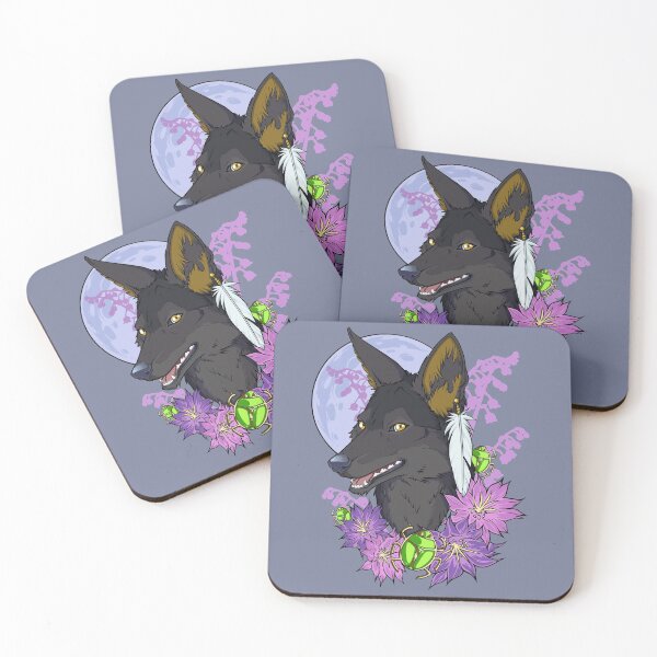 Item preview, Black Jackal Magenta Moon Anubis  designed and sold by cybercat.