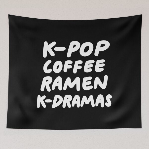 Item preview, K-Pop Coffee Ramen K-Dramas Funny South Korean Music designed and sold by yesqueen.