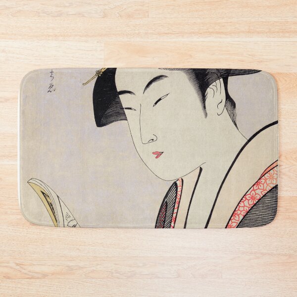 Item preview, Utamaro Kitagawa -  Japanese woman reading a book designed and sold by Hangastudio.