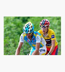Contador V's Brajkovic Photographic Print