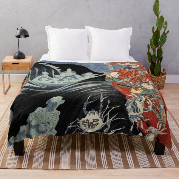 Item preview, Utagawa Kuniyoshi - Yoshitsune attacked by Taira spirits designed and sold by Hangastudio.