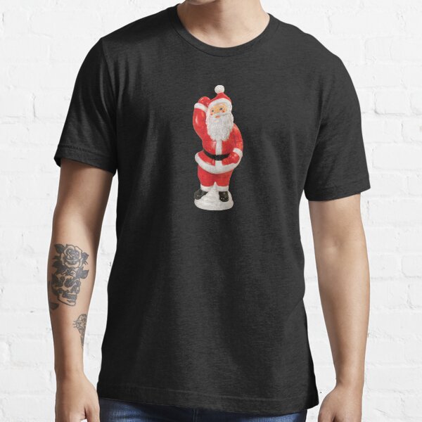 Retro Santa Claus Holiday Lawn Decoration Essential T-Shirt
