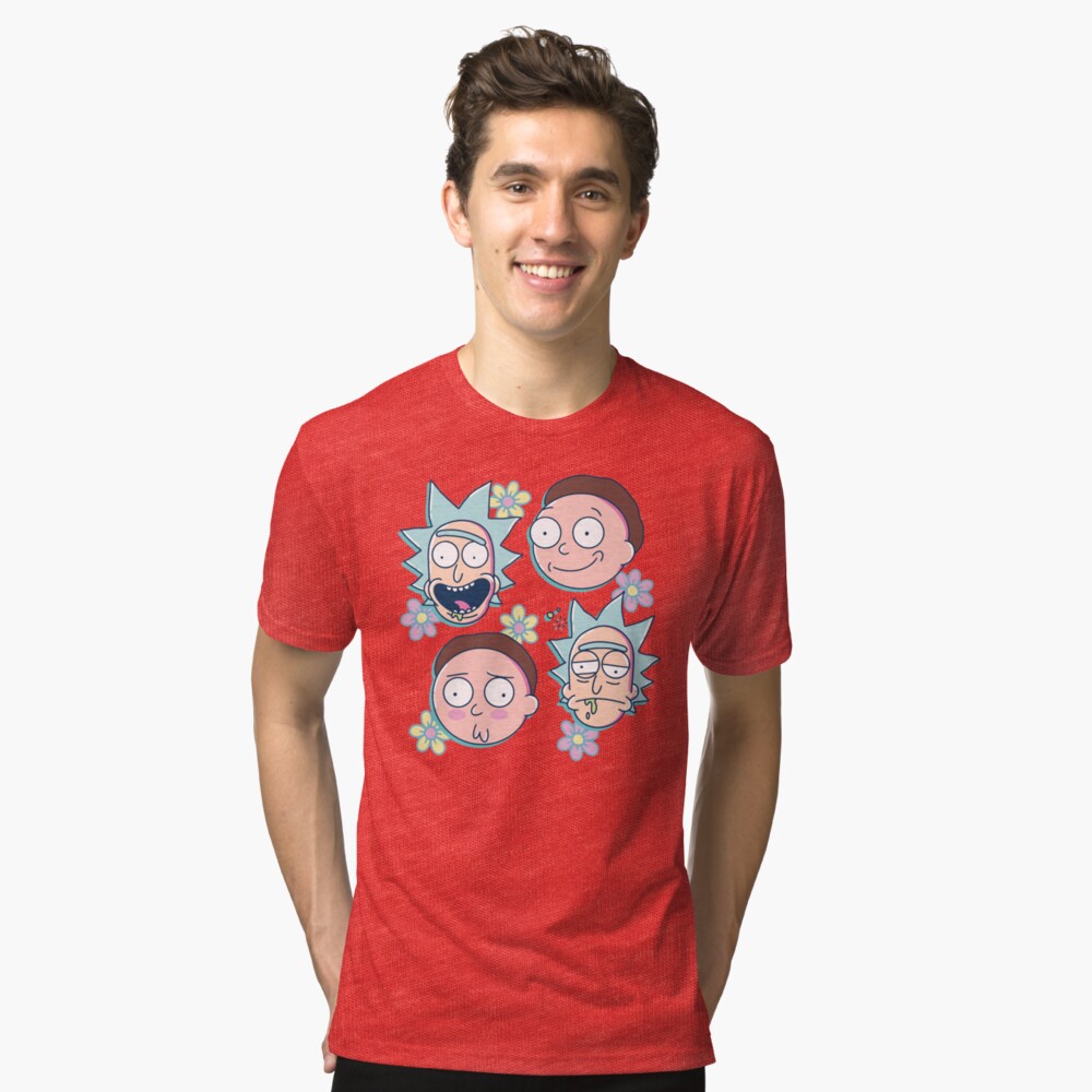 Rick & Morty Tri-blend T-Shirt