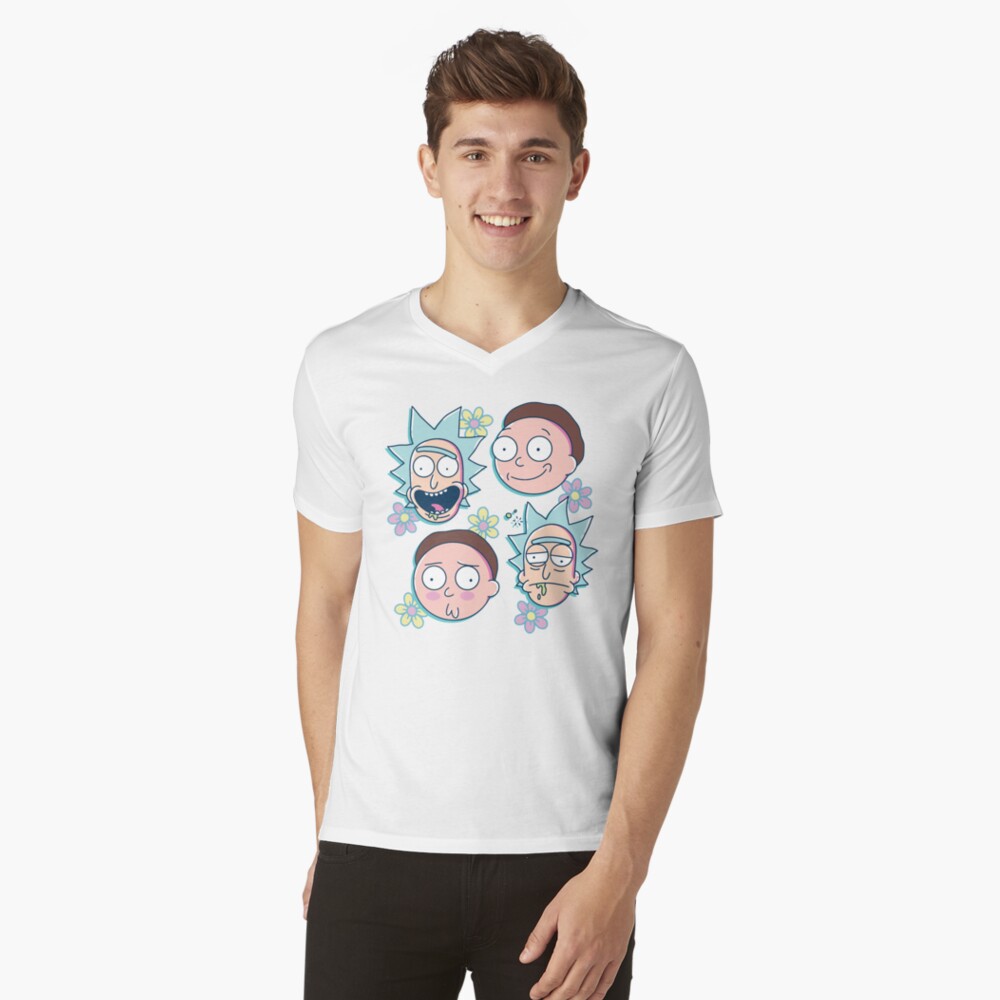 Rick & Morty V-Neck T-Shirt