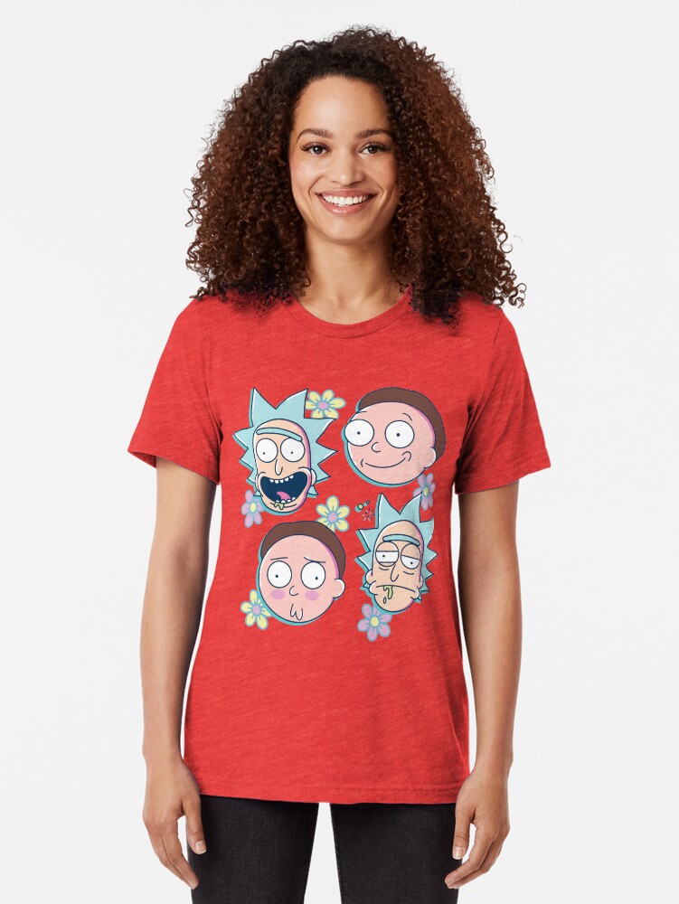 Alternate view of Rick & Morty Tri-blend T-Shirt