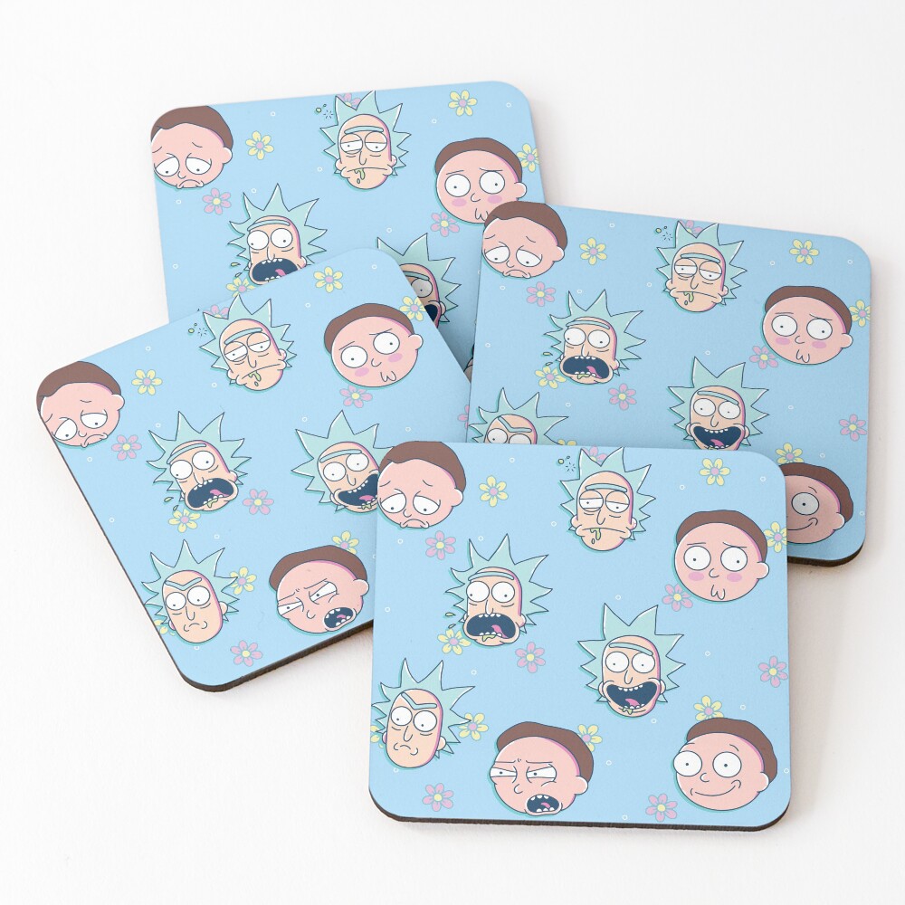 Rick & Morty Coasters (Set of 4)