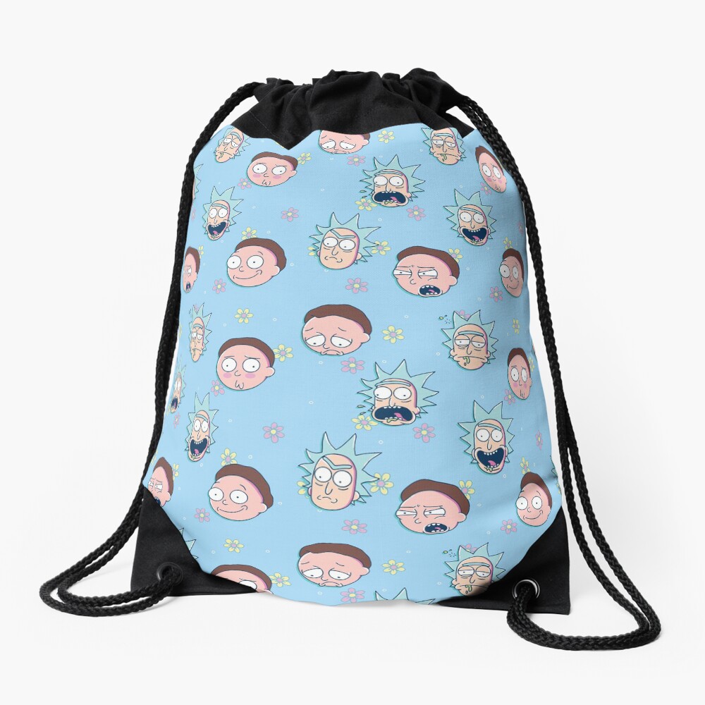 Rick & Morty Drawstring Bag