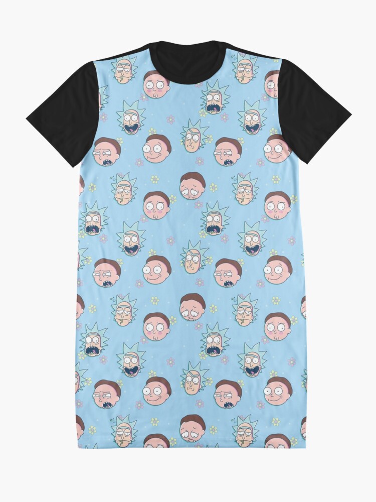 Alternate view of Rick & Morty Graphic T-Shirt Dress