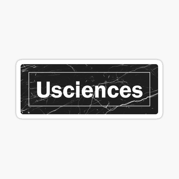 "Usciences" Sticker for Sale by toomd Redbubble