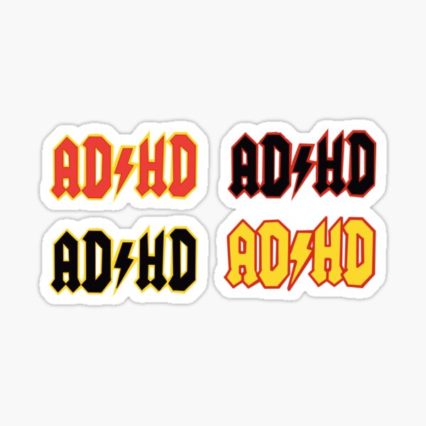 Item preview, ADHD Sticker Pack designed and sold by ellatriesart.