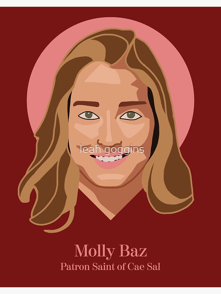 "molly baz: patron saint of cae sal" Photographic Print by