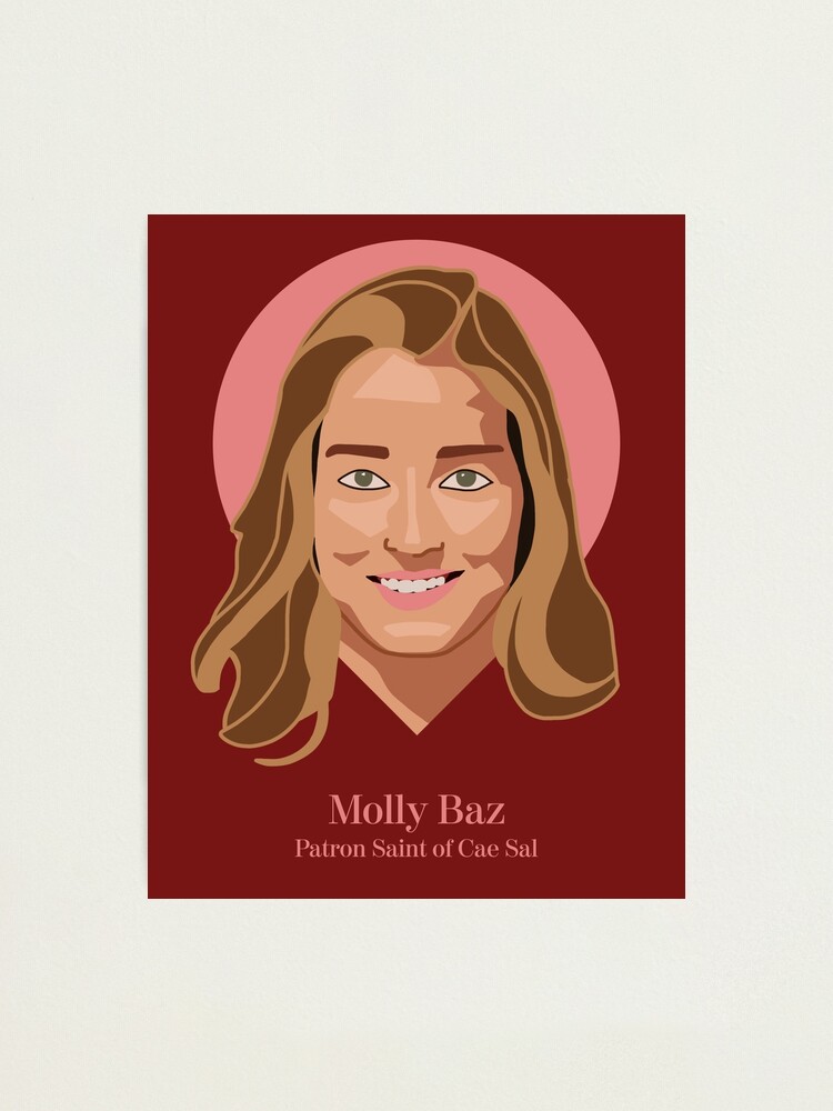 "molly baz: patron saint of cae sal" Photographic Print by