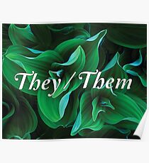 THEY / THEM pronouns Poster