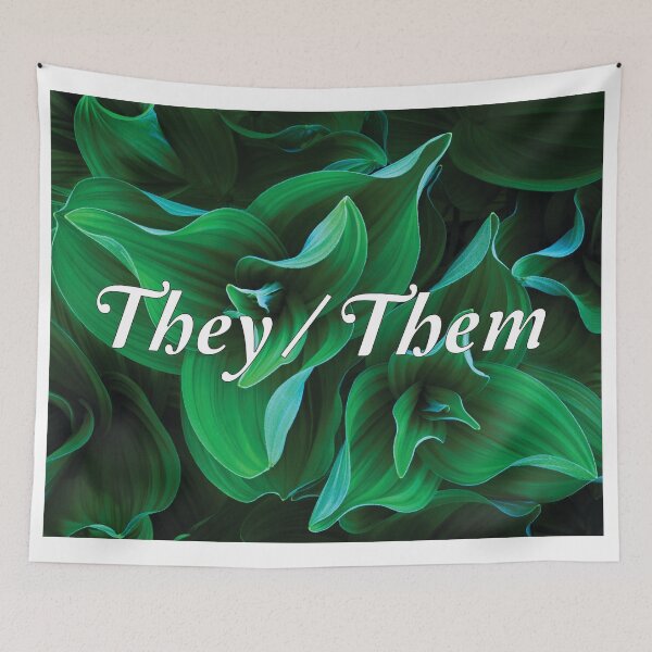 Item preview, THEY / THEM pronouns designed and sold by RubyIsNotCool.