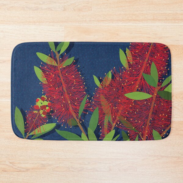 Item preview, Bottlebrush Crimson Flowers Australian Flora designed and sold by blueidesign.