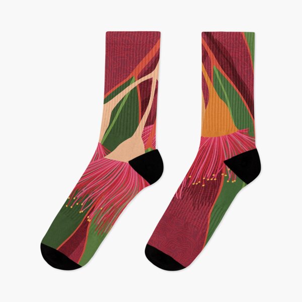 Item preview, Pink Flowering Gum Leaves Australia designed and sold by blueidesign.