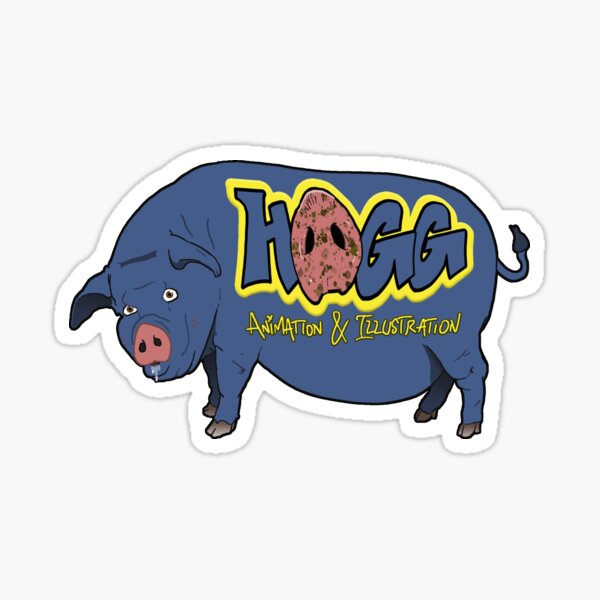 Big Pig Stickers Redbubble - big big big fat peppa pig roblox