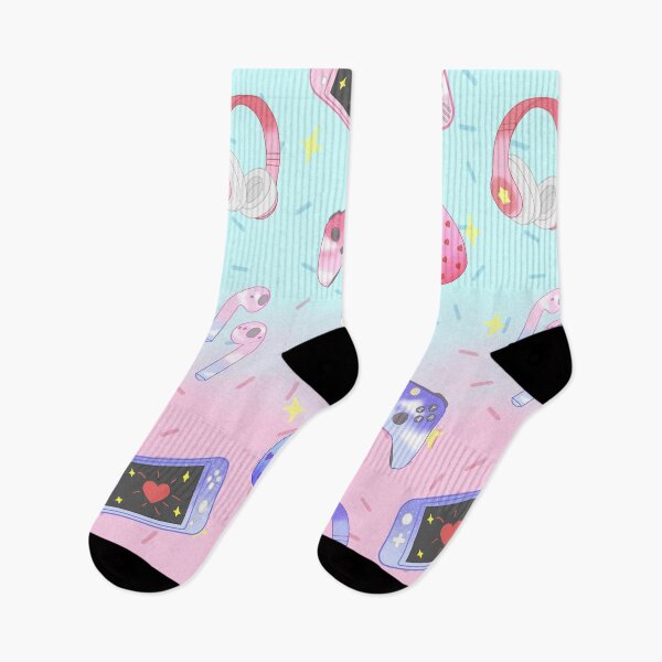 Item preview, Pastel gamer pattern  designed and sold by WrenFair.