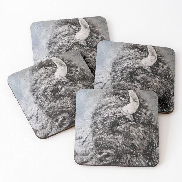 Item preview, Bison in Snow designed and sold by montanaartist.
