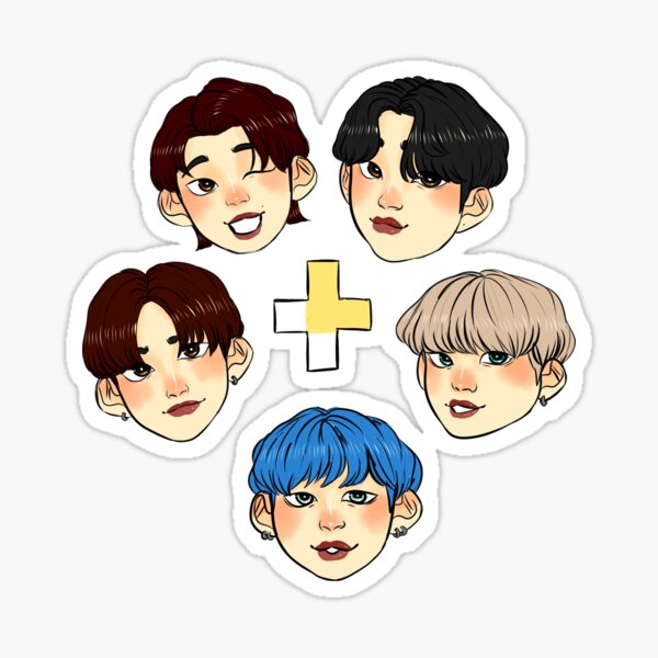 Txt Members Stickers Redbubble