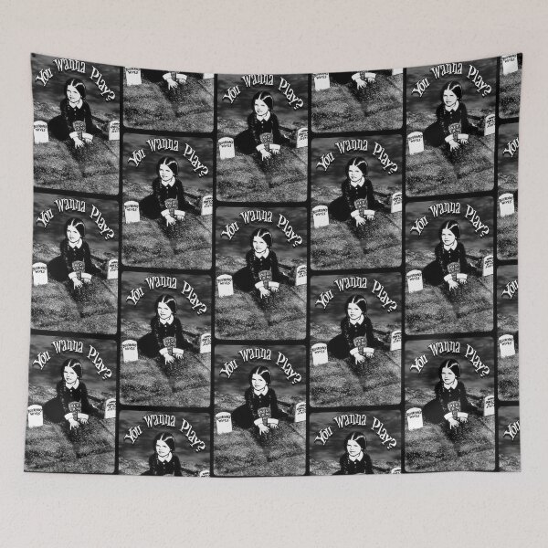 Item preview, Wednesday Addams- “You Wanna Play?”: designed and sold by torg.