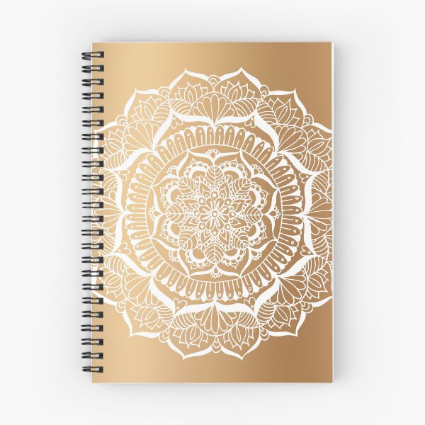 Item preview, Gold Flower Mandala designed and sold by Julie Erin Designs.