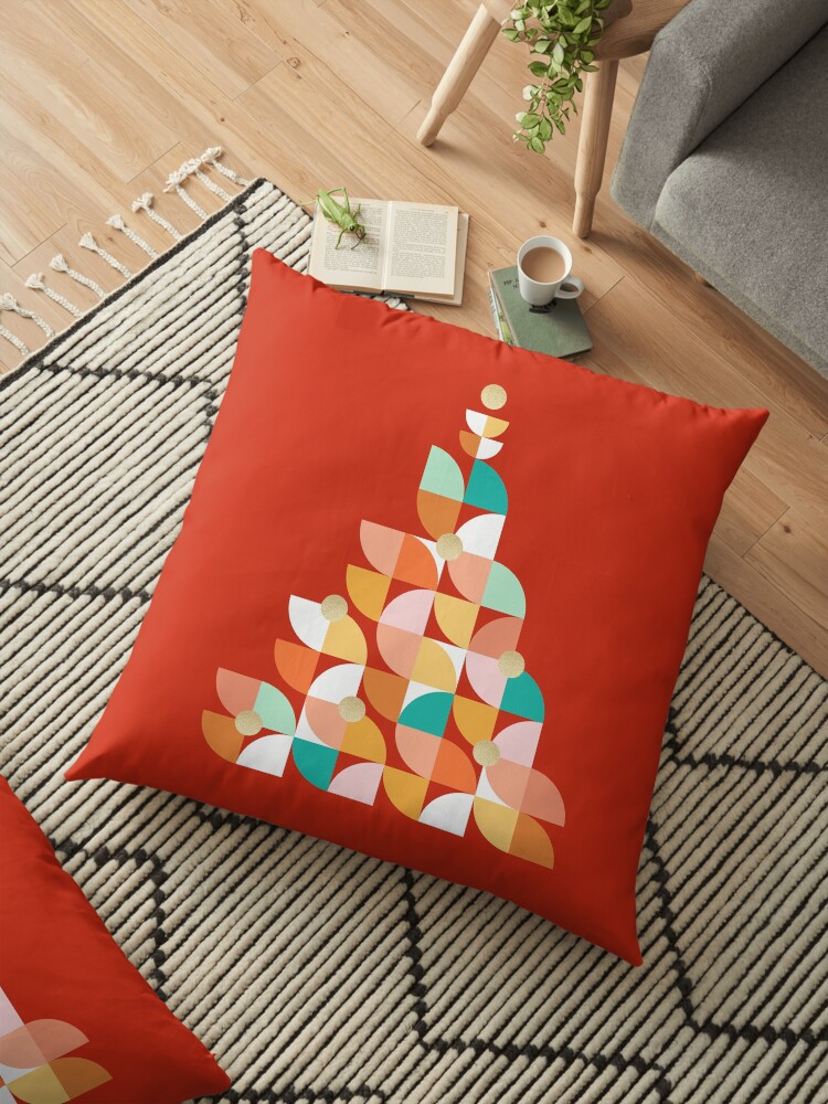 modern christmas pillows