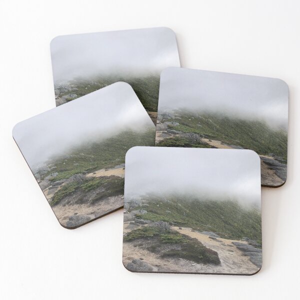 Item preview, Foggy Hunt Trail Mt. Katahdin Hiking Trail Maine designed and sold by jjomally1.