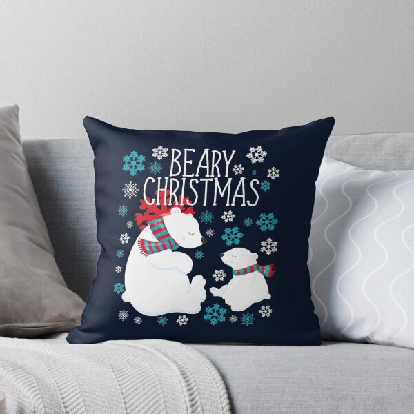 Item preview, Beary Christmas Polar Bear Snow Flakes designed and sold by PY Tees.
