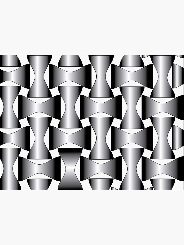 "3D black wall painting design" Sticker for Sale by anyderre Redbubble