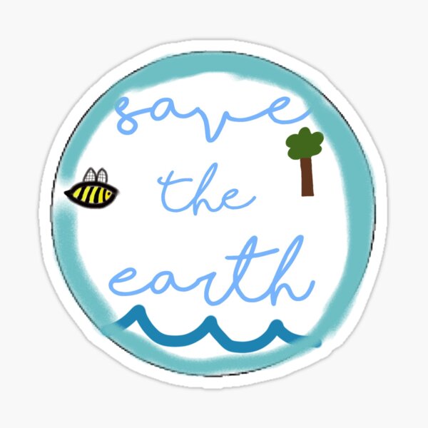 Item preview, Save the earth designed and sold by linnystickers.