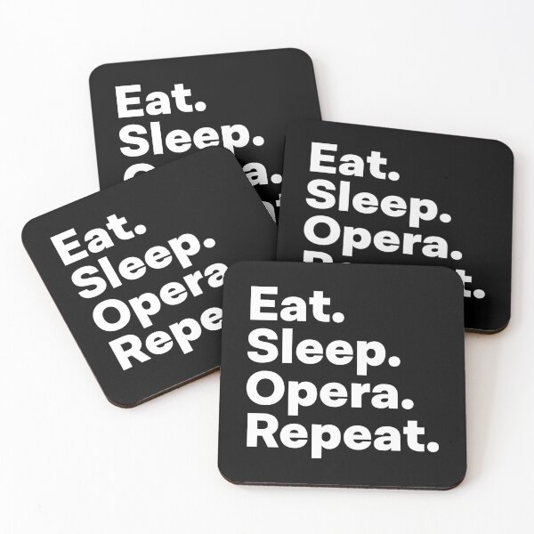Item preview, Eat Sleep Opera Repeat designed and sold by teesaurus.