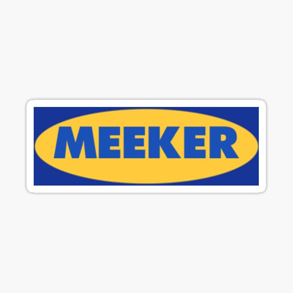 Meeker Sticker (Ikea) Sticker