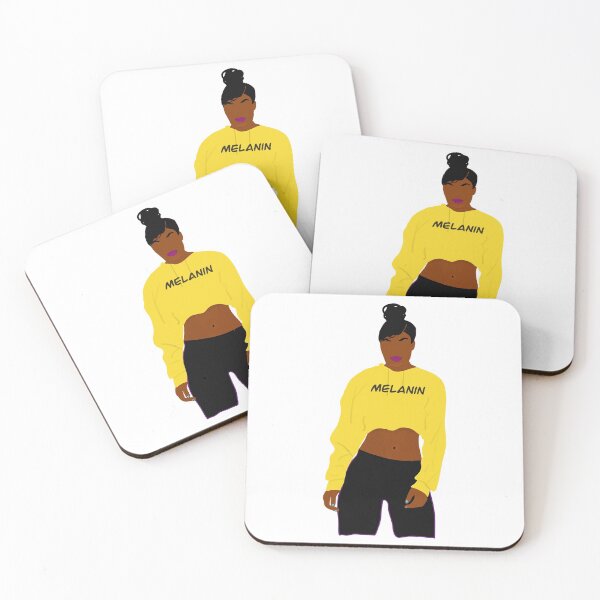 Item preview, Black Girl With Melanin Crop Top designed and sold by blackartmatters.