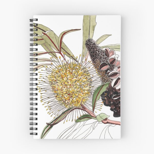 Item preview, Banksia Flower Pod Australian Flora Yellow designed and sold by blueidesign.