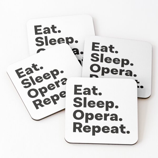 Item preview, Eat Sleep Opera Repeat designed and sold by teesaurus.