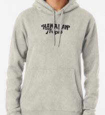 Honolulu Hawaii Vacation Floral Travel Summer Mens Navy Hoodie