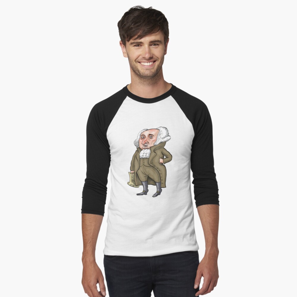 Item preview, Baseball ¾ Sleeve T-Shirt designed and sold by MacKaycartoons.