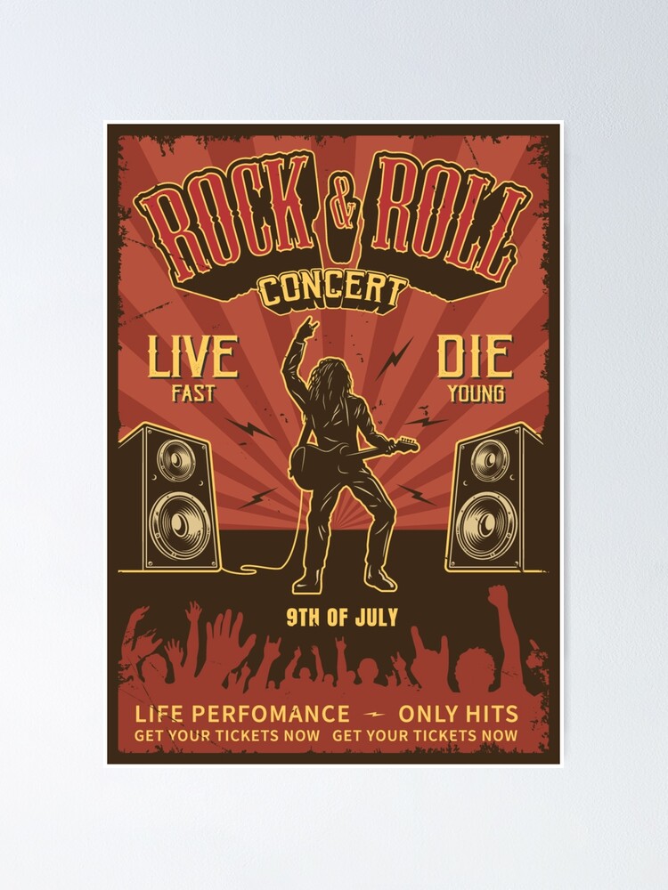 アート・デザイン・音楽 GET ON DOWN/ ROCK'N'ROLL POSTERS アート・デザイン・音楽 GET ON DOWN/ ROCK'N'ROLL POSTERS Retro