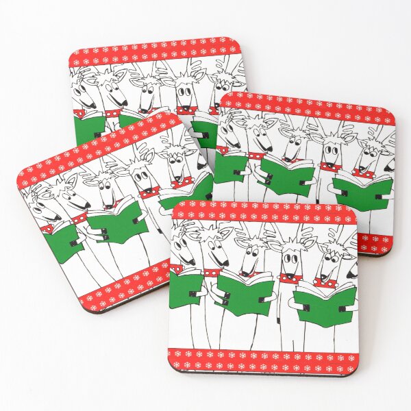 Item preview, Reindeer Singing Christmas Carols designed and sold by Genevieve Esson.
