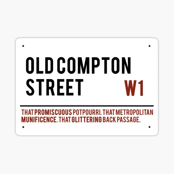 Item preview, SOHO CINDERS: Old Compton Street designed and sold by gobroadway.