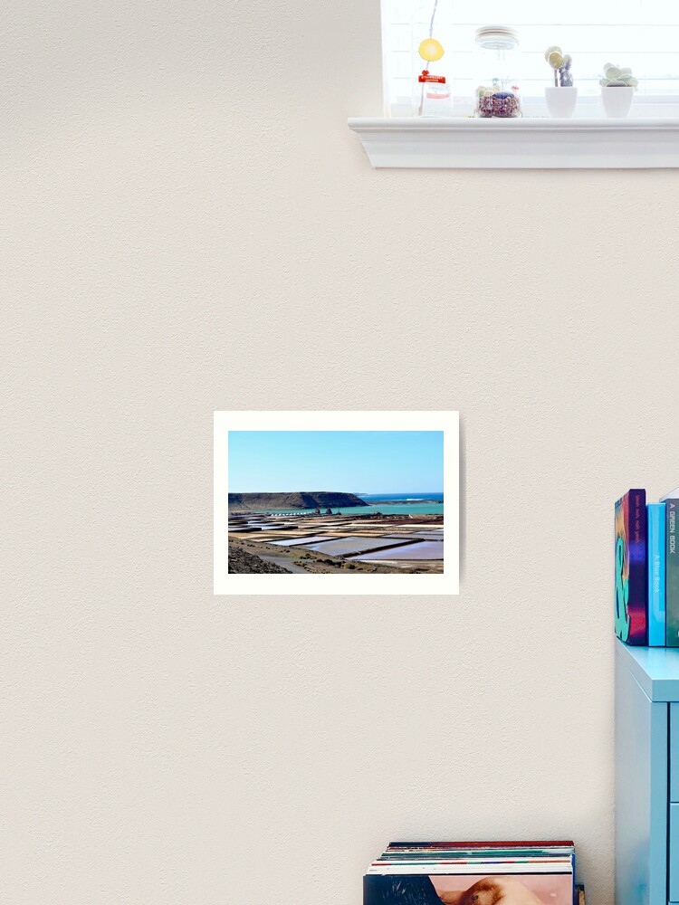 Thumbnail 2 of 3, Art Print, Morning on the salt flats of Janubio Lanzarote Canary Island designed and sold by alexcorse.