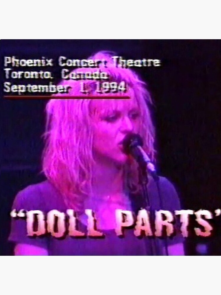 "courtney love doll parts" Sticker by shcridan Redbubble