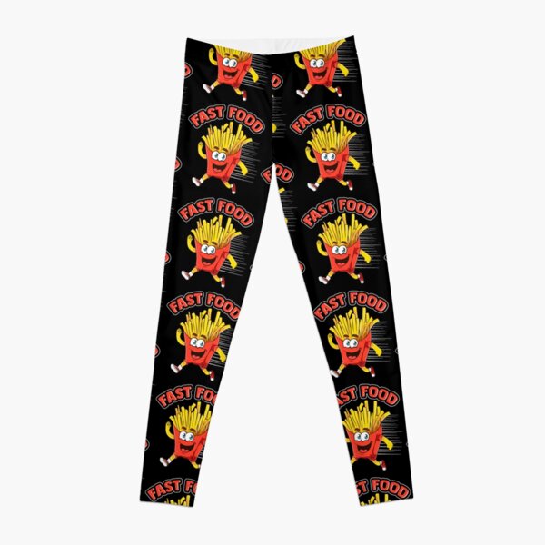 Item preview, Cute & Funny Fast Food Running French Fries Joke designed and sold by perfectpresents.