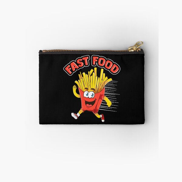 Item preview, Cute & Funny Fast Food Running French Fries Joke designed and sold by perfectpresents.