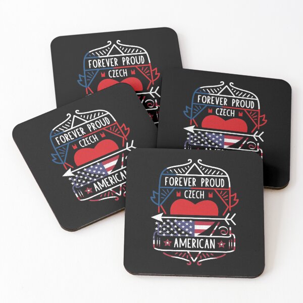 Item preview, Forever Proud Czech American - Czech Republic Heart designed and sold by ockshirts.