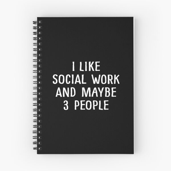 Item preview, I Like Social Work and Maybe 3 People designed and sold by teesaurus.