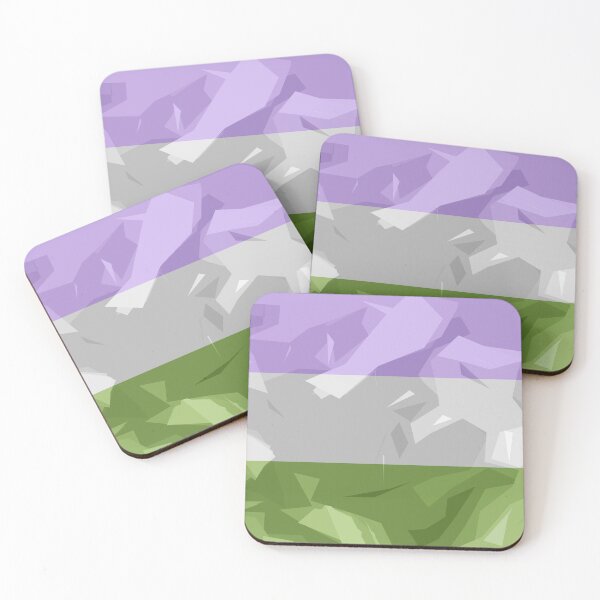 Item preview, Textured Abstract Genderqueer Pride Flag Large Series 2 designed and sold by AbstruseArtisan.