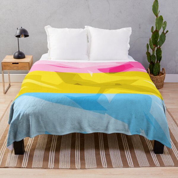 Item preview, Textured Abstract Pansexual Pride Flag Large Series 2 designed and sold by AbstruseArtisan.